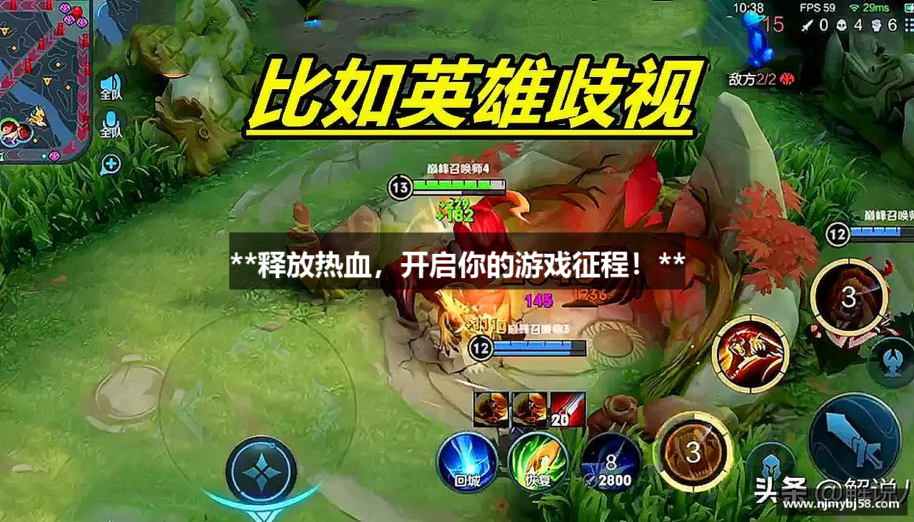 **释放热血，开启你的游戏征程！**